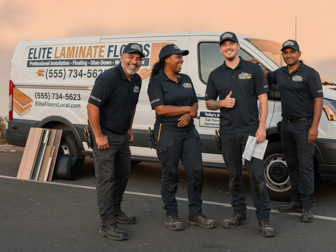 Laminate flooring installation company in Provencal, LA
